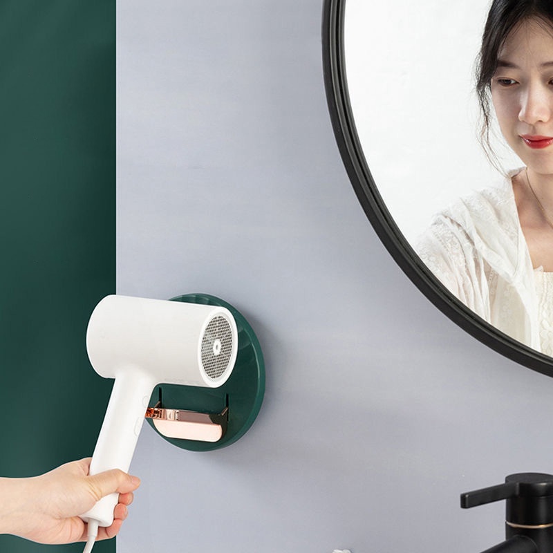 Giá treo máy sấy tóc không cần khoan đa năng tiện lợi cho nhà tắm