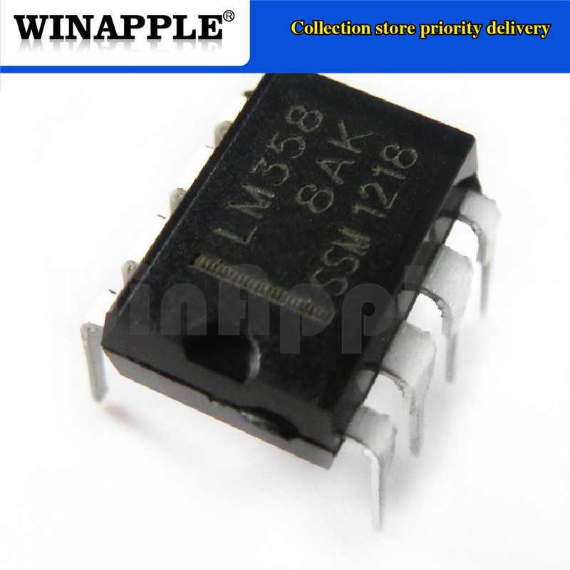 10 cái / lốc LM358P DIP8 LM358 DIP LM358N = TS358CD TS358 KIA358P KIA358 BA10358 AS358P-E1 IC mới và