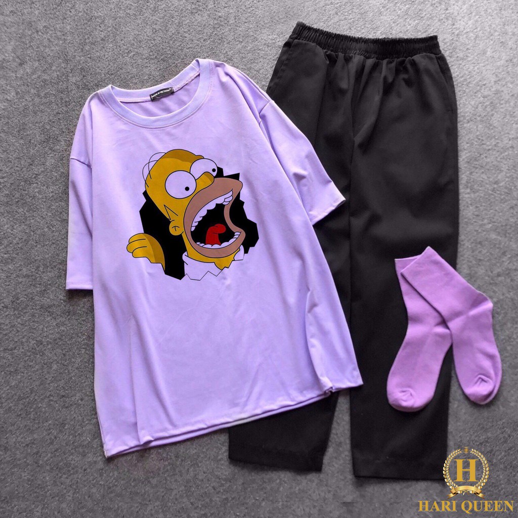 Sét áo Simson + quần kaki suông HARI0520