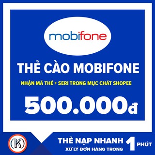 Thẻ cào mobifone 500k