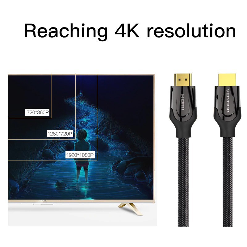 Cáp máy chiếu chuyển từ HDMI sang HDMI 2.0 4K 3m 150m cho Nintend PS4 TV