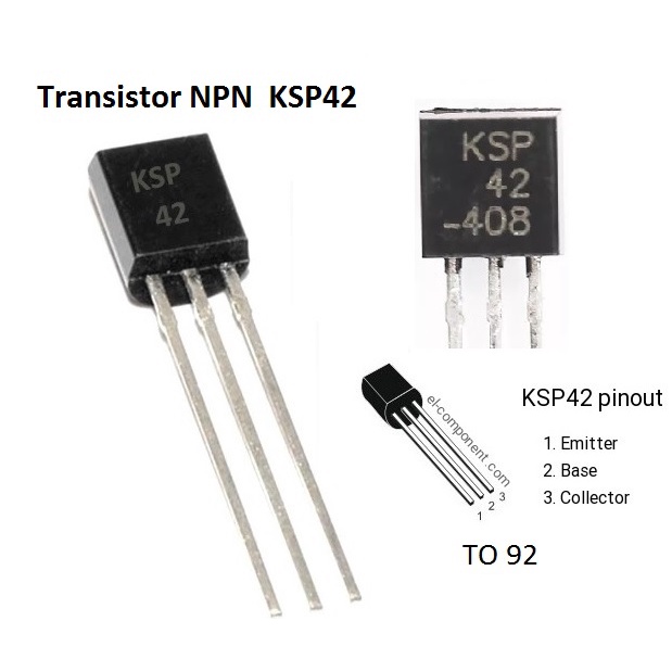 Transistor NPN KSP42 Set 4 con