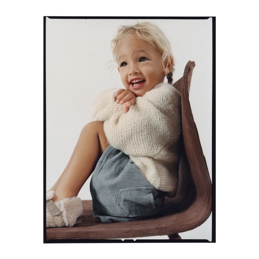 Chân Váy Nhung Bé Gái Paperbag ZR