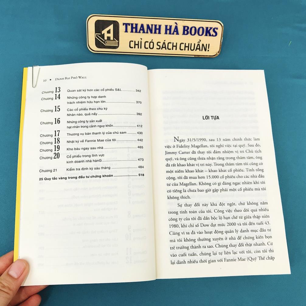 Sách - Đánh Bại Phố Wall - Beating The Street - Tác giả cuốn sách Best Seller Trên Đỉnh Phố Wall - AlphaBooks