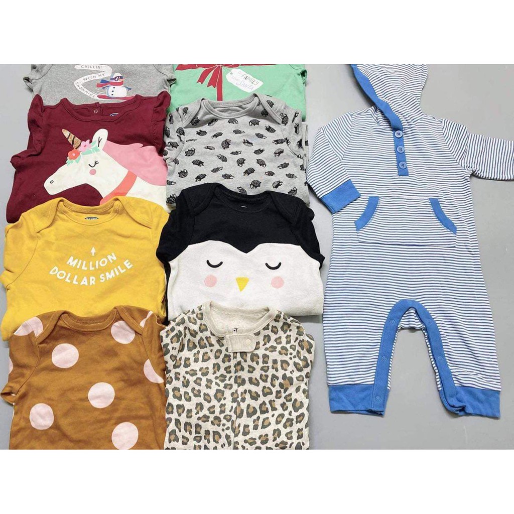 [Mã INCUBACK1416 hoàn 20K xu đơn 50K] Sleepsuit old navy xuất dư