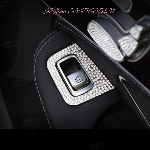 Bộ Đính Đá Full Nội Thất Xe Mercedes - Đá Cao Cấp Swarovski  GLC, E200 E300 C200 C300 - Nổi Bật Sang Trọng Đẳng Cấp