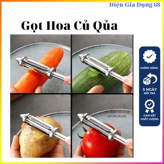 Dụng cụ thái rau củ đa năng bào gọt hoa quả, dụng cụ cắt rau củ gọt vỏ trái cây inox đa năng tiện dụng