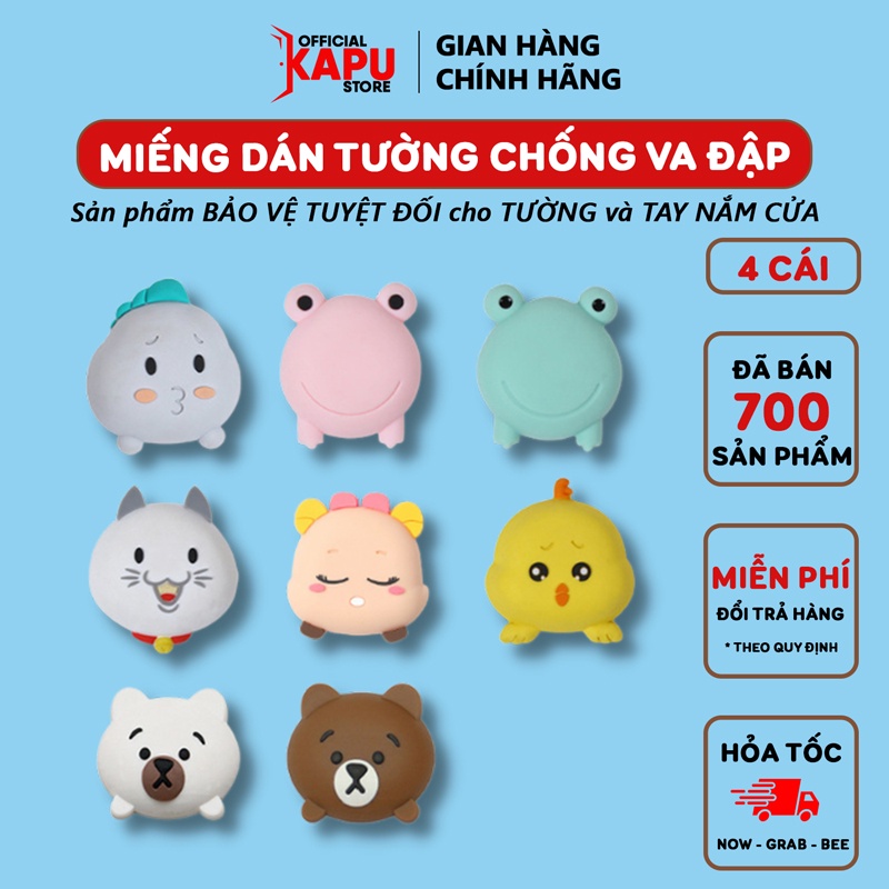 Miếng chặn cửa giảm tiếng ồn, chống va đập - Phụ Kiện Cửa KAPU