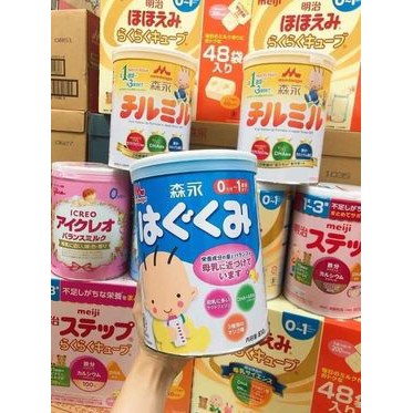 Sữa Morinaga nội địa Nhật số 0-1 và 1-3, 810gr