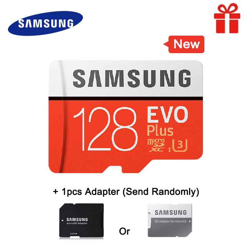 SAMSUNG Thẻ Nhớ Micro SD 512GB 256GB 128GB 64GB 32GB SDHC SDXC Grade EVO + Class 10 C10 UHS TF SD