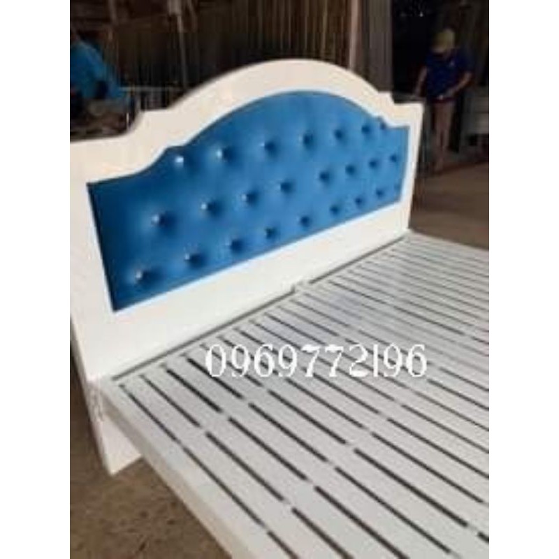 Giường sắt hộp 5x10 đầu cong 1m2- 1m4 - 1m6- 1m8 dài 2m( hình chụp thật) | BigBuy360 - bigbuy360.vn