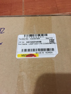 Đèn xi nhan phẳng xe Kia Pride, CD5
