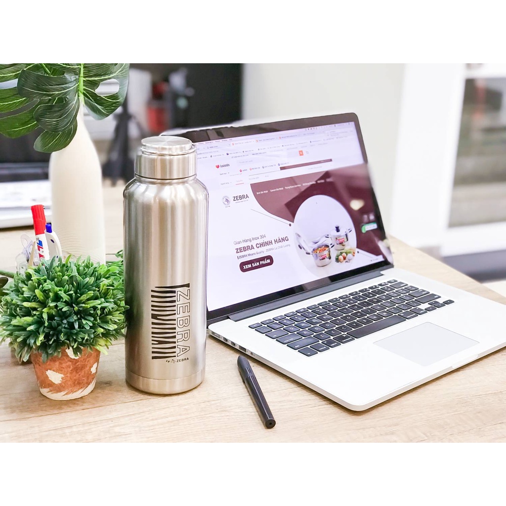 Bình giữ nhiệt Zebra Thái Lan Inox 700ml Botto - Lifestyle Collection - 112642