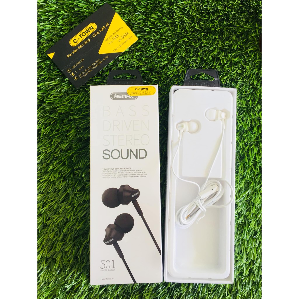 TAI NGHE REMAX BASS DRIVEN STEREO SOUND RM-501