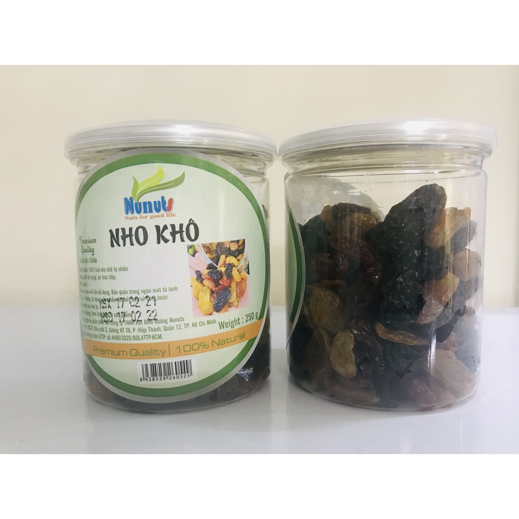 Nho khô 3 màu Chile 250g