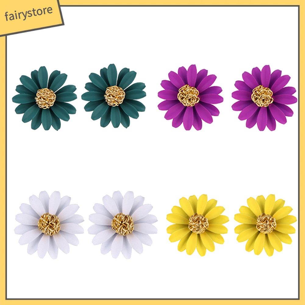 Khuyên tai nữ hình bông hoa thời trang