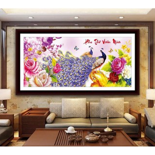 Tranh thêu phu thê viên mãn mn0029