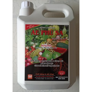 AE PHÙ SA - PHÂN BÓN NPK SINH HỌC - HUMATE FI - RONG BIỂN - Thùng 5 lít