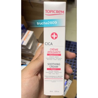 Kem làm lành da, chống nhiễm khuẩn Topicrem CICA Repair Cream 40ml