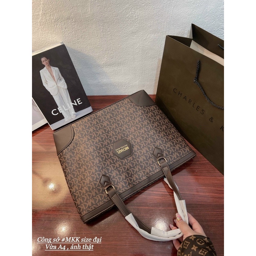 Túi xách nữ đeo vai phù hợp công sở đi học đi làm cỡ lớn vừa A4 thời trang cao cấp đẹp DC512