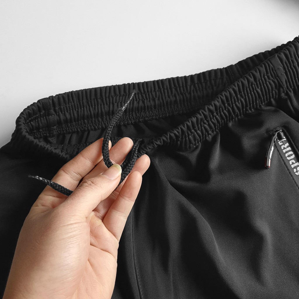 Quần Short thun nam thể thao khóa chống nước cao cấp, QS339 | BigBuy360 - bigbuy360.vn