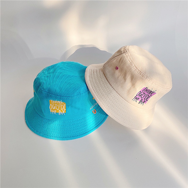 Nón Tai Bèo Vành Rộng In Chữ Dễ Phối Đồ Thời Trang Xinh Xắn Dành Cho Bé