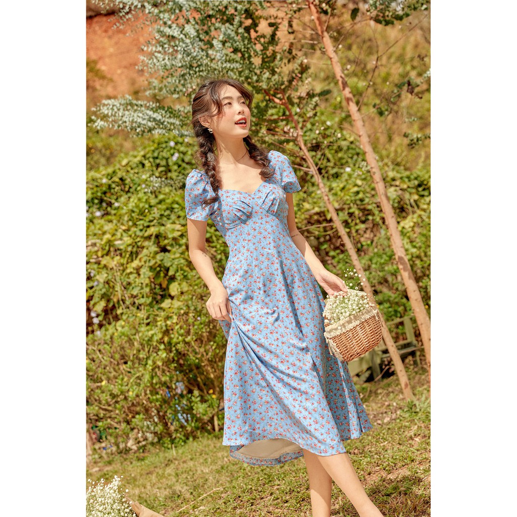 OLV - Đầm Marcie Floral Midi Dress