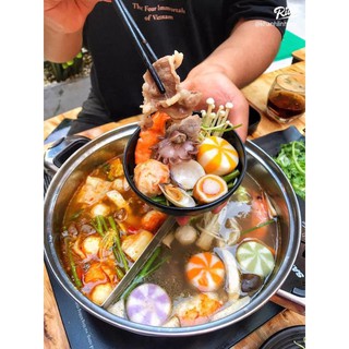 SÉT LẨU TÔM BÒ GÀ