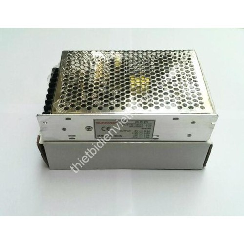 Bộ nguồn Sunwor 4 đầu ra ±5V ±12V công suất 60W - Q-60B