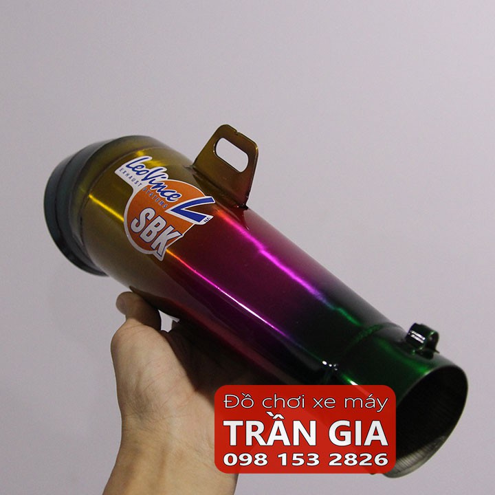 Bộ pô con sâu 7 màu full cổ độ pô Exciter, Winner, Raider, Sonic ...