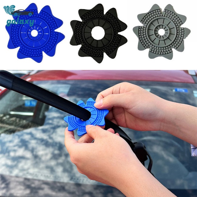 Galaxy Bộ 2 Miếng Bọc Lỗ Cần Gạt Nước Chống Bụi Chống Tuyết Cho Kính Chắn Gió Xe Hơi