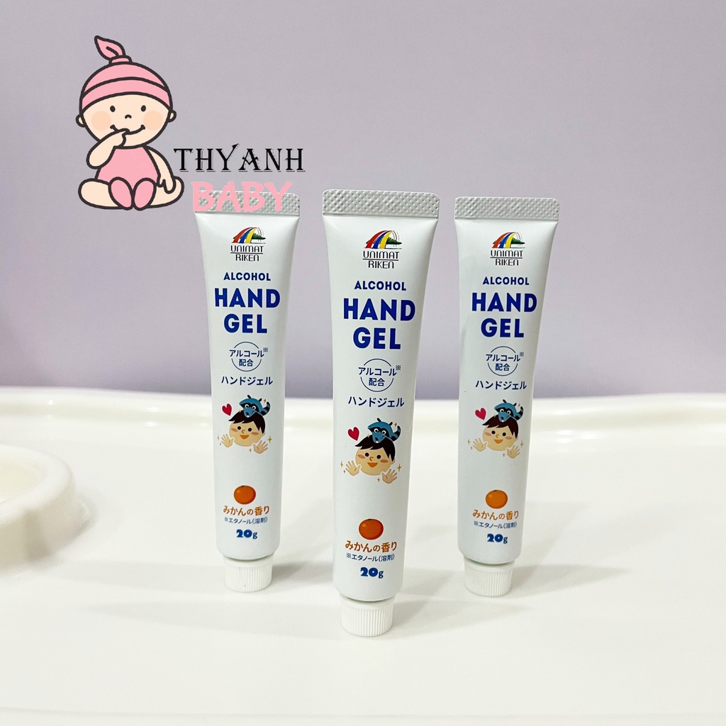 Gel rửa tay khô UNIMAT RIKEN kháng khuẩn cho bé 20g