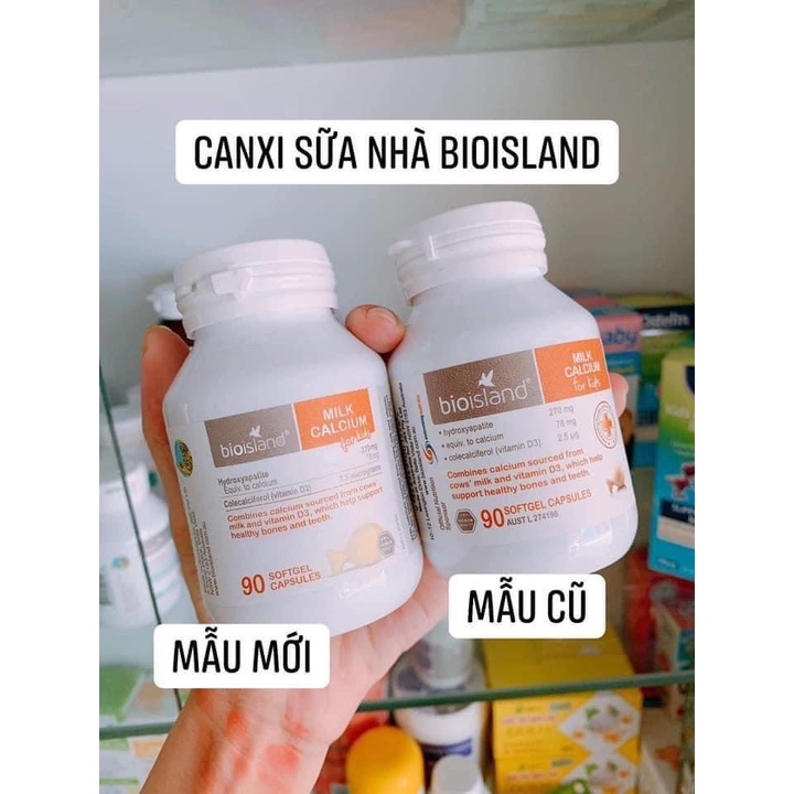 TPBS Bioisland Milk Calcium cho bé từ 6m+ (canxi milk)