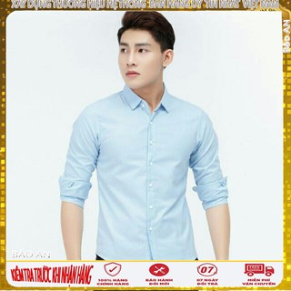 Áo sơ mi nam dài tay công sở dáng ôm body