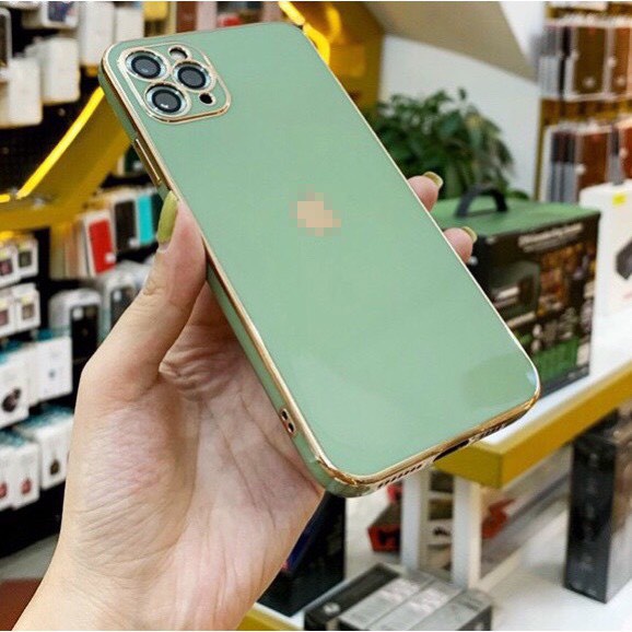 Ốp lưng iphone Cạnh Vuông độ iphone 12 - Nhựa dẻo - Viền bóng  6s/6splus/7/7plus/8/8plus/x/xs/11/12/pro/max/plus/promax