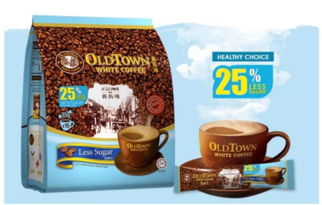 [Mã GROSALE giảm 10% đơn 150K] [hàng chính hãng]Cà Phê Oldtown Less Sugar Malaysia🇲🇾