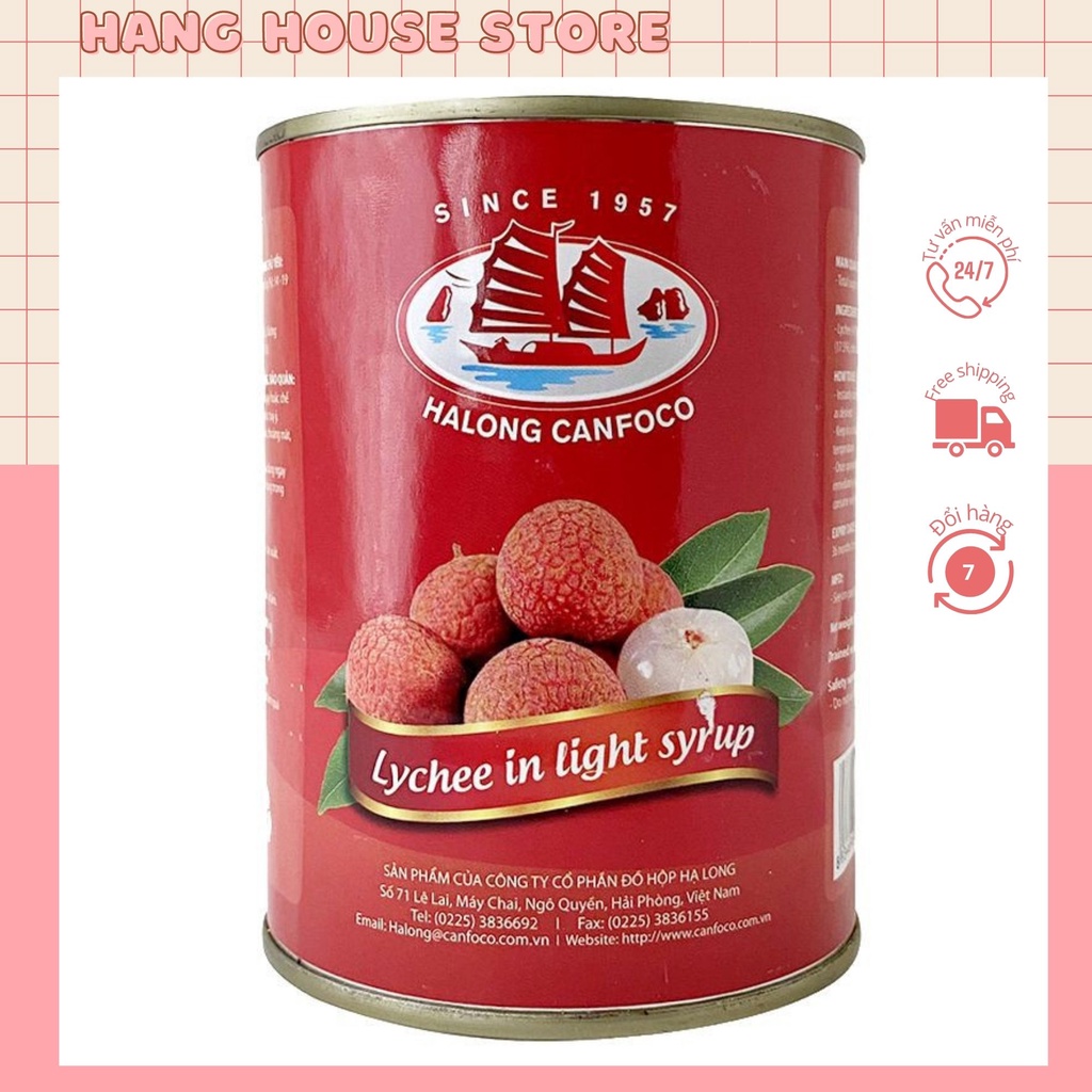 Vải Ngâm Nước Đường Hạ Long 565G