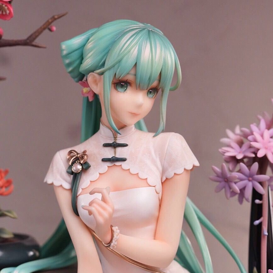 Phiên bản Trung Quốc của Hatsune Miku Shaohua Cheongsam 1/7 mô hình làm bằng tay món quà trang trí mô hình quà tặng