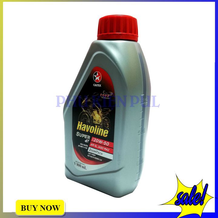 Dầu Nhớt Caltex Havoline Super 4T 800ml Cho Xe Máy