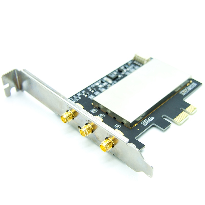 for Broadcom Bcm94360CSAX Bcm943602CS Bcm94331CSAX WLAN Card Desktop PCI-E Converter Adapter + Antenna for Apple WiFi Card
