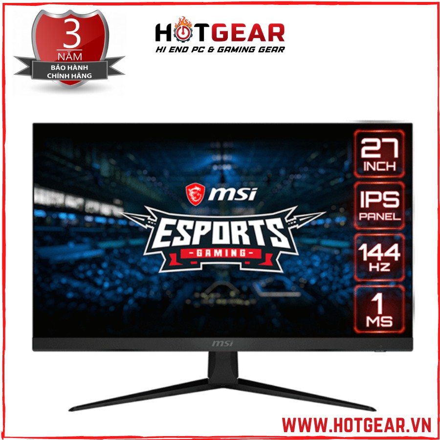 [Mã 159ELSALE hoàn 7% xu đơn 300K] Màn hình Gaming MSI Optix G271 IPS FullHD 144Hz ( Ưu đãi kèm PC HOTGEAR )