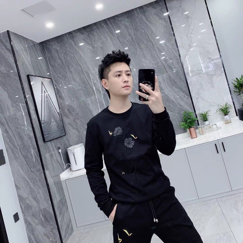 ❤️FREESHIP❤️Bộ nam thêu hoa nổi đẹp cực kỳ Uy Tín .size M L XL