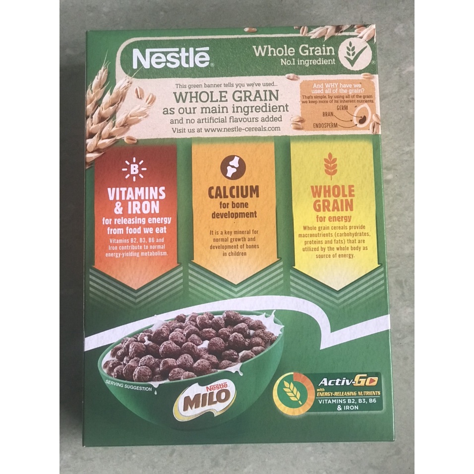 Bánh ăn sáng  Nestlé Milo ( hộp 170g)