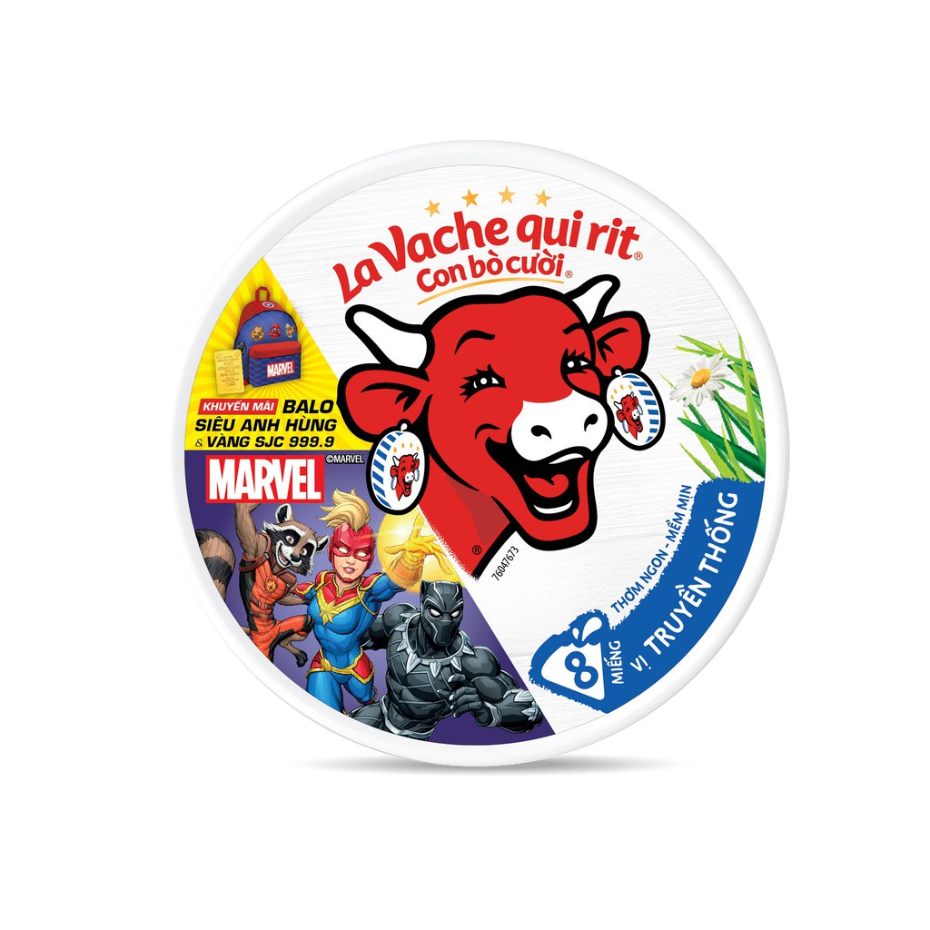 Phô mai Con Bò Cười 8 Miếng 112G – Vị truyền thống - (La Vache qui Rit) THƠM NGON - MỀM MỊN