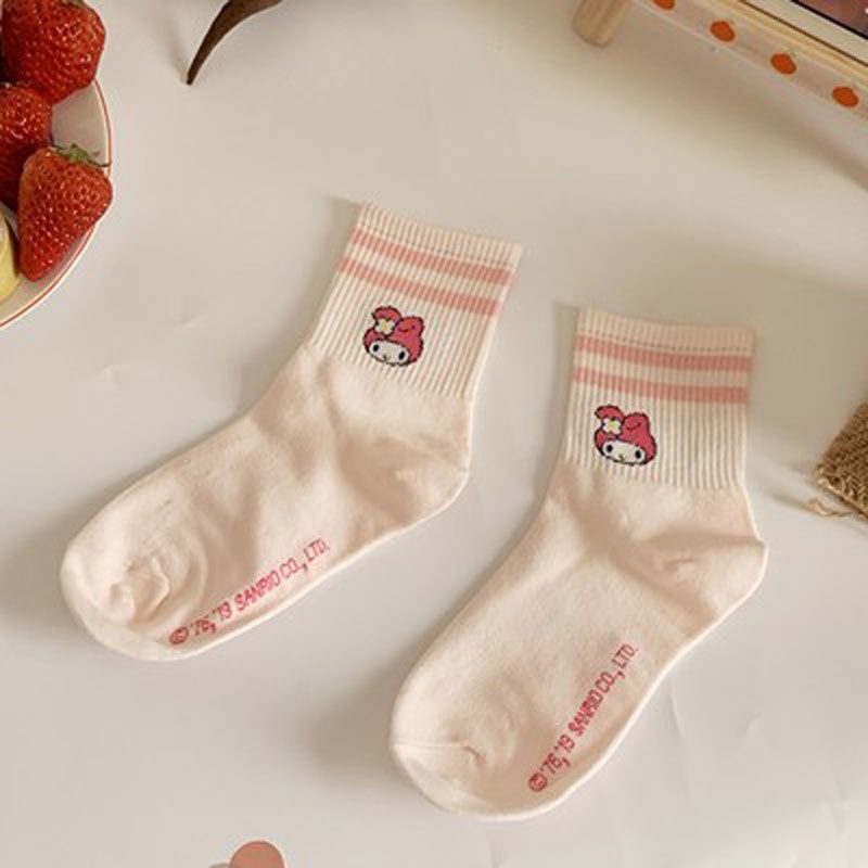 Vớ họa tiết chú chó Cinnamon dễ thương phong cách lolita