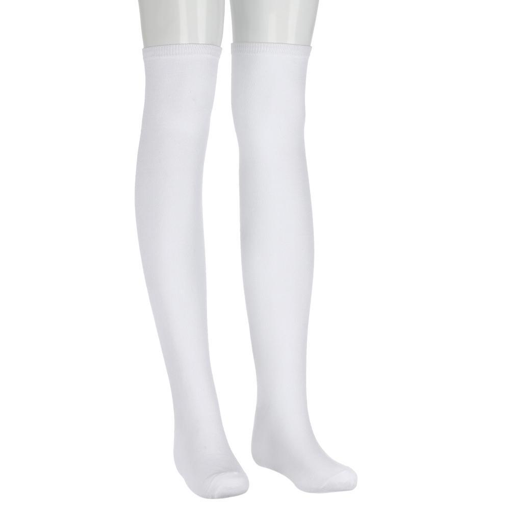 Tất Cotton Dài Qua Gối Co Giãn Giữ Ấm Phong Cách Châu Âu