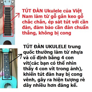 [Tặng túi đựng đàn] Đàn Ukulele Soprano Trơn