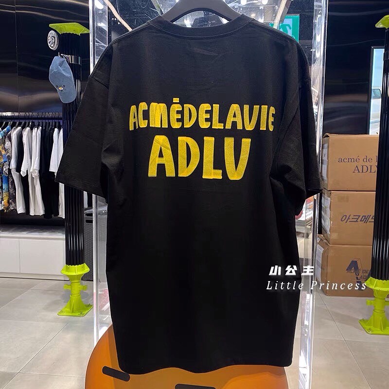 Áo phông ADLV Logo basic, áo thun unisex, chất cotton thoáng mát, form rộng, nemostore