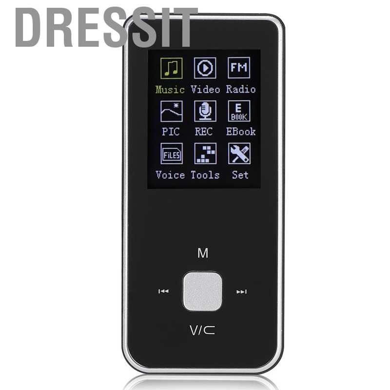 Máy Nghe Nhạc Mp3 / Mp4 Mặt Gương Siêu Mỏng 1.8 Inch