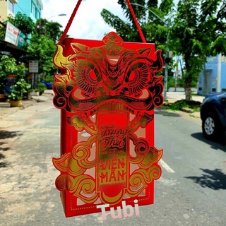 (SET10 ) HỘP ĐỰNG BÁNH TRUNG THU 2021 _ MÚA LÂN 2 BÁNH
